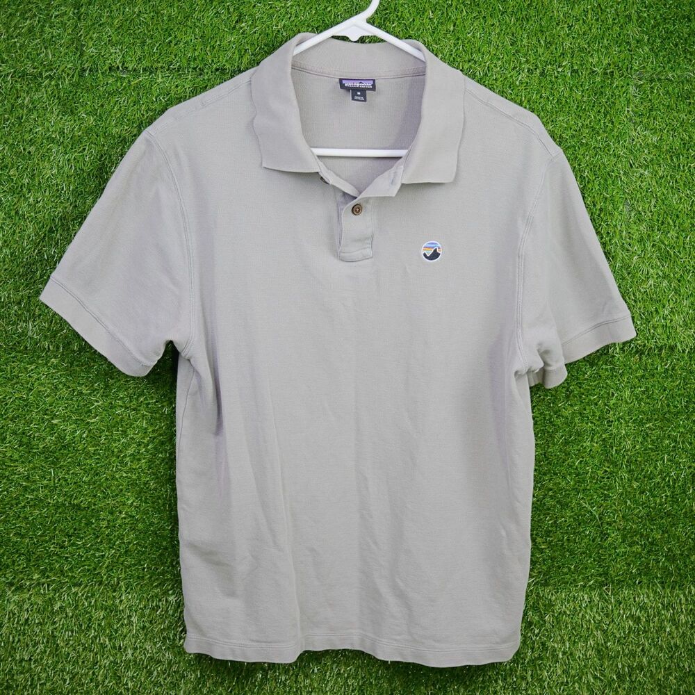 Patagonia Fitz Roy Emblem Polo Shirt - Men's Size M